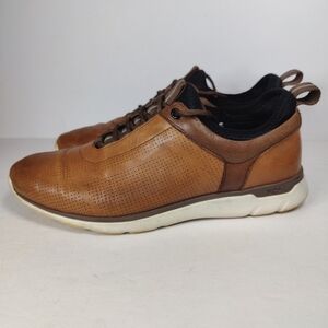 Johnston Murphy Men's XC4 Prentiss Brown Shipskin Lace Up Men's Shoes Size 10M